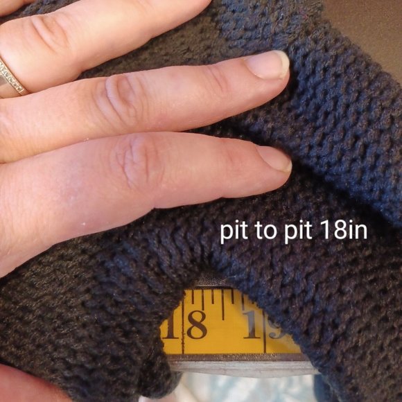 CLOUD CHASER Juniors Sz S Off-the-Shoulder Embroidered Floral Sweater Jet Black - Picture 10 of 16